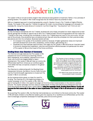 The Leader In Me Executive Summary - photo