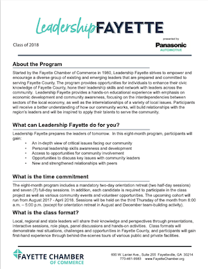 Leadership Fayette About the Program - photo