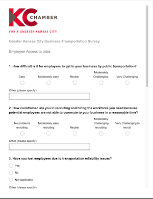 Business Transportation Survey - photo