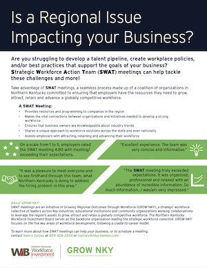 Strategic Workforce Action Teams (SWAT) Meetings Flyer - photo