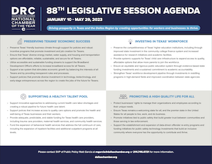 88th Legislative Session Agenda - photo