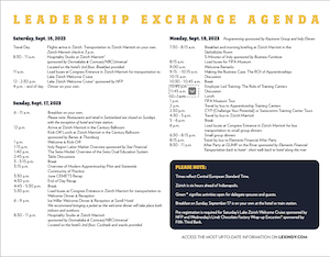 Leadership Exchange Trip to Zürich - photo
