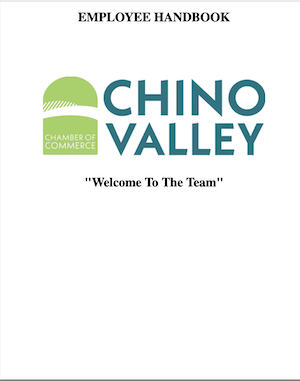 Employee Handbook - Chino Valley Chamber of Commerce - photo
