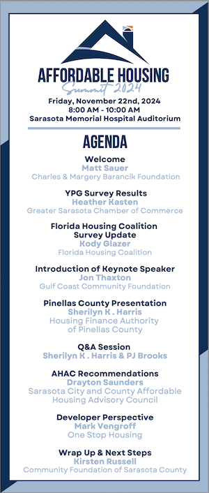 Affordable Housing Summit 2.0 Agenda - photo