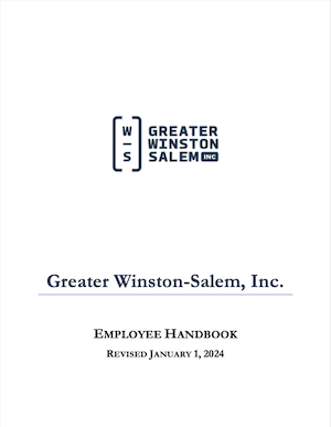 Employee Handbook - Greater Winston-Salem, Inc. - photo