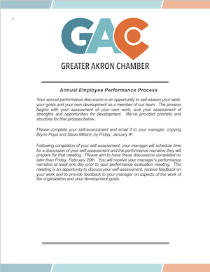 Employee Self Assessment - Greater Akron Chamber - photo
