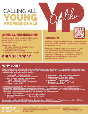 Opelika Young Professionals (OYP) Flyer - photo