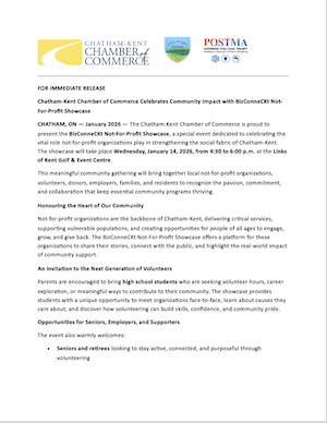 BIZconneCKt Press Release - photo